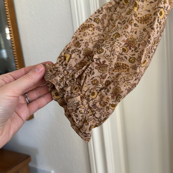 Doen Prem Maxi Dress in Jaipur Mustard Floral Print - Picture 7 of 9